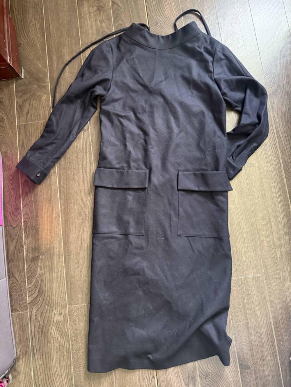 Jil Sander deep dark blue Dress 0- Classic Minimal